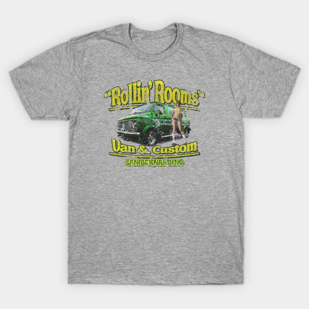 Rollin’ Rooms Van & Custom - Vintage T-Shirt by JCD666